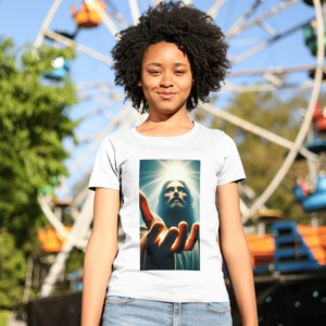 Camiseta 100% Poliester Jesus