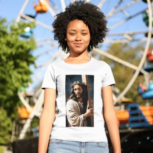 Camiseta 100% Poliester Jesus