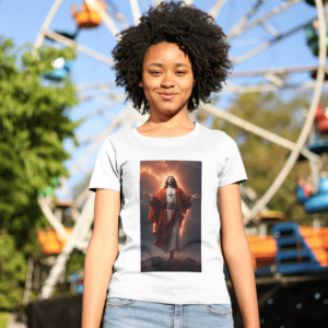 Camiseta 100% Poliester Jesus