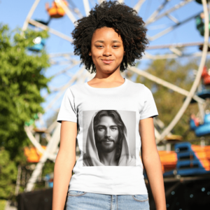 Camiseta 100% Poliester Jesus