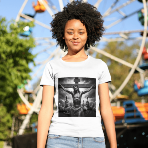 Camiseta 100% Poliester Jesus