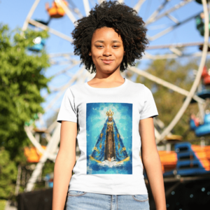 Camiseta 100% Algodão Nossa Senhora Aparecida