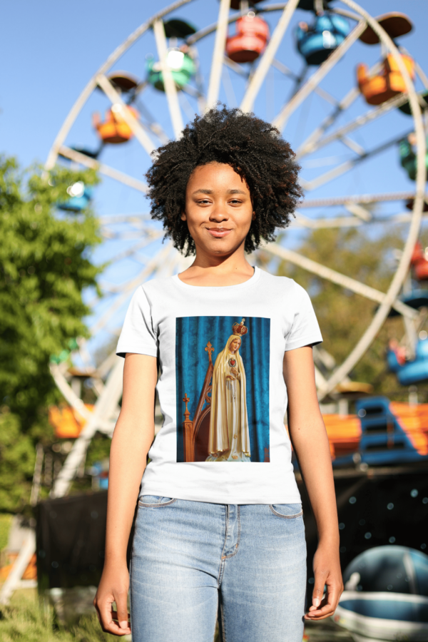 Camiseta 100% Algodão Nossa Senhora de Fátima
