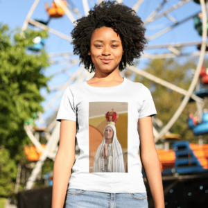 Camiseta 100% Algodão Nossa Senhora de Fátima