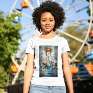 Camiseta 100% Algodão Nossa Senhora de Fátima