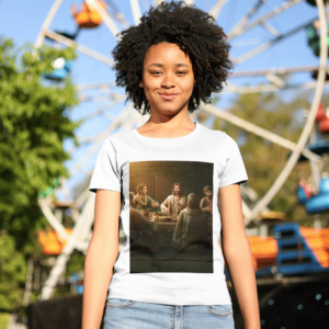 Camiseta 100% Algodão Santa Ceia