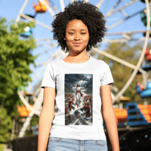 Camiseta 100% Poliester Jesus