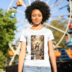Camiseta 100% Poliester Jesus