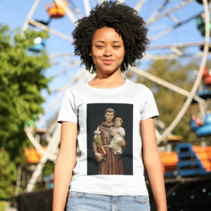 Camiseta 100% Algodão Santo Antônio