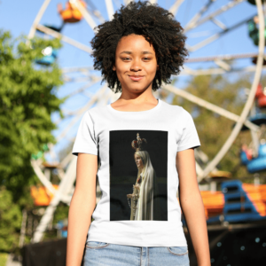 Camiseta 100% Poliester Virgem Maria