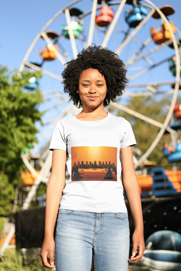 Camiseta 100% Algodão Santa Ceia