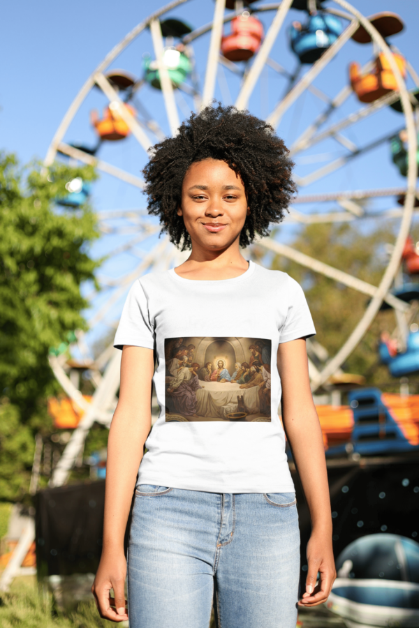 Camiseta 100% Algodão Santa Ceia