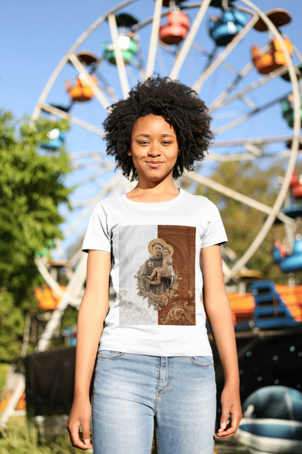 Camiseta 100% Algodão Santo Antônio