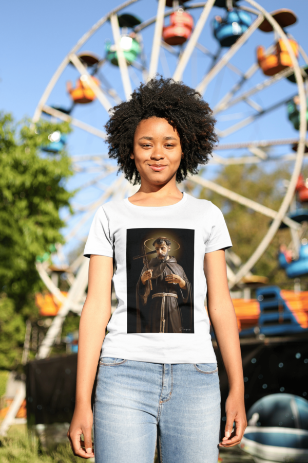 Camiseta 100% Poliester São Francisco de Assis