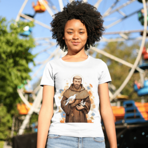 Camiseta 100% Poliester São Francisco de Assis