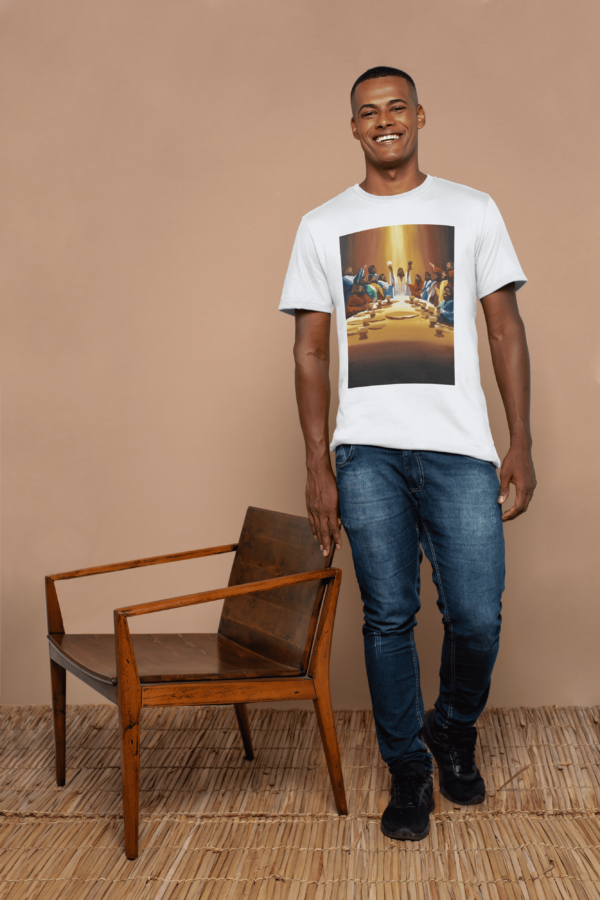 Camiseta 100% Poliester Santa Ceia - Image 2