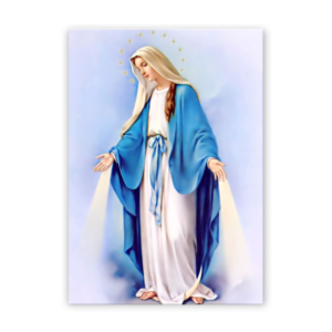 Quadro com moldura tradicional Virgem Maria 10