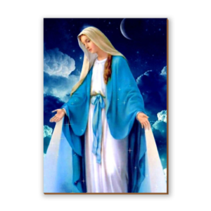 Placa decorativa Virgem Maria 9