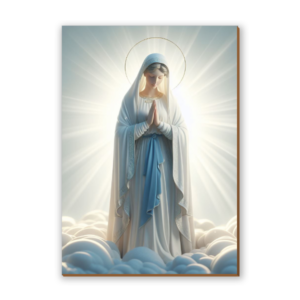 Placa decorativa Virgem Maria 15