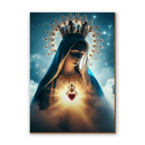 Placa decorativa Virgem Maria 16