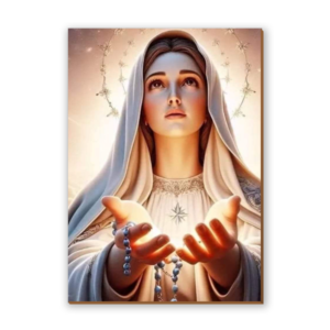 Placa decorativa Virgem Maria 17