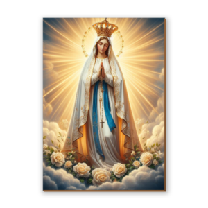 Placa decorativa Virgem Maria 21