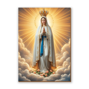 Placa decorativa Virgem Maria 23