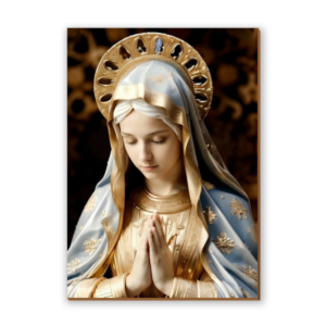 Placa decorativa Virgem Maria 4