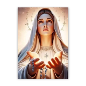 Quadro com moldura tradicional Virgem Maria 17