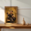 Quadro com moldura tradicional Santo Antônio 7 - Image 2