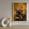 Quadro com moldura tradicional Santo Antônio 7 - Image 12