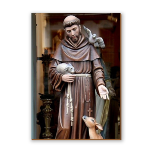 Placa decorativa São Francisco de Assis 2