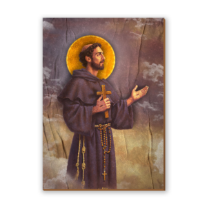 Placa decorativa São Francisco de Assis 8