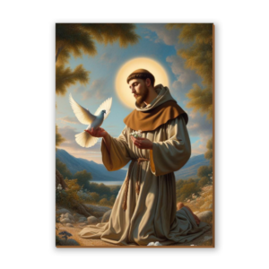 Placa decorativa São Francisco de Assis 11