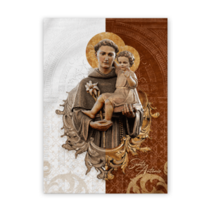 Quadro com moldura tradicional Santo Antônio 2