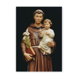 Quadro com moldura tradicional Santo Antônio 5