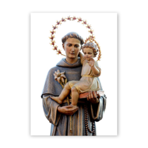 Quadro com moldura tradicional Santo Antônio 8
