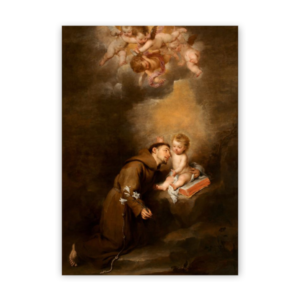 Quadro com moldura tradicional Santo Antônio 9