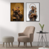 Quadro com moldura tradicional Santo Antônio 7 - Image 4