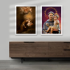Quadro com moldura tradicional Santo Antônio 9 - Image 5