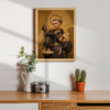 Quadro com moldura tradicional Santo Antônio 7 - Image 6
