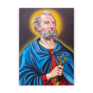 Quadro com moldura tradicional São Pedro 8