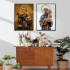 Quadro com moldura tradicional Santo Antônio 7 - Image 7