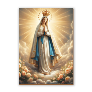 Placa decorativa Virgem Maria 24