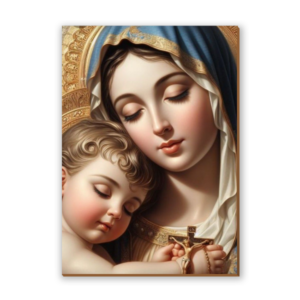 Placa decorativa Virgem Maria 25