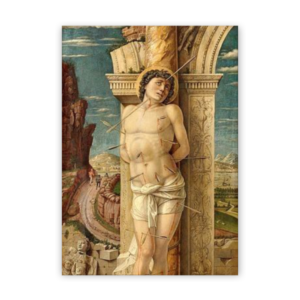 Quadro com moldura tradicional São Sebastião 1