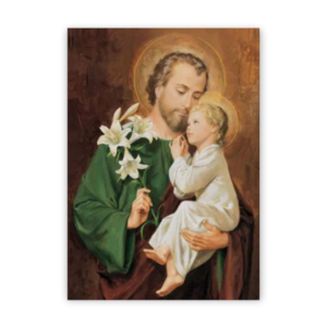 Quadro com moldura tradicional São José 6