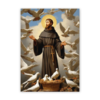 Quadro com moldura tradicional São Francisco de Assis 1