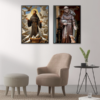 Quadro com moldura tradicional São Francisco de Assis 1 - Image 10