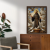 Quadro com moldura tradicional São Francisco de Assis 1 - Image 9